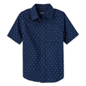 Boys Print Poplin Button Down Shirt2